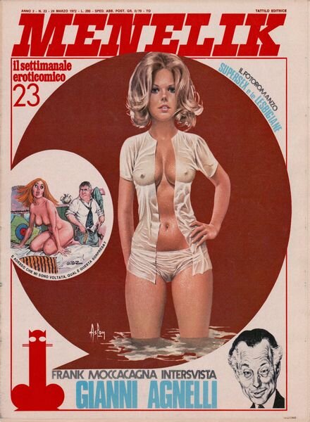 Menelik – n 23 24 Marzo 1972 Cover