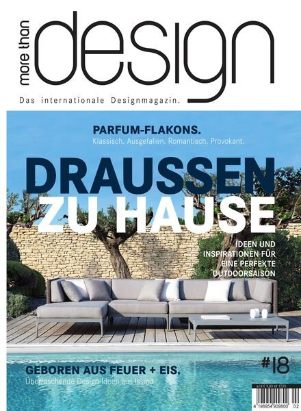 MORE THAN DESIGN – Mai 2017 Cover