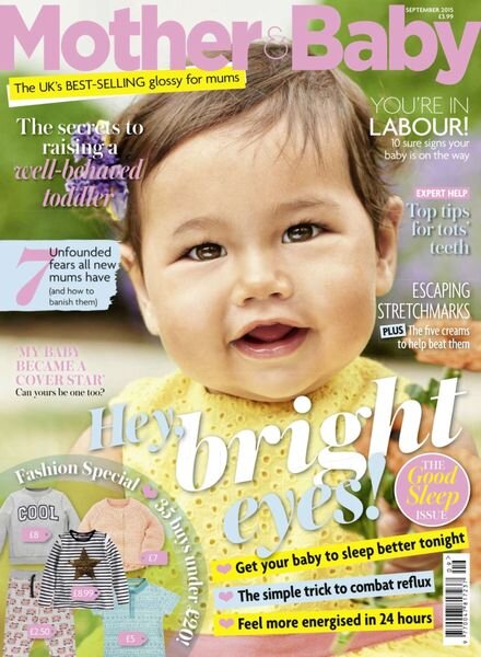 Mother & Baby – August 2015 Cover