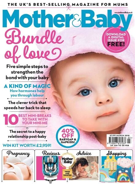 Mother & Baby – January 2018 Cover