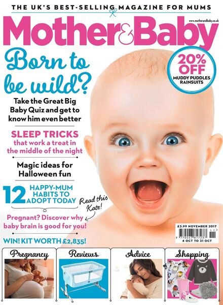 Mother & Baby – October 2017 Cover