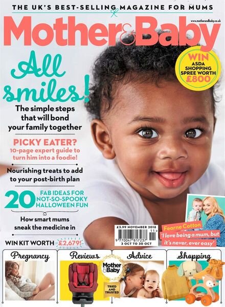 Mother & Baby – October 2018 Cover