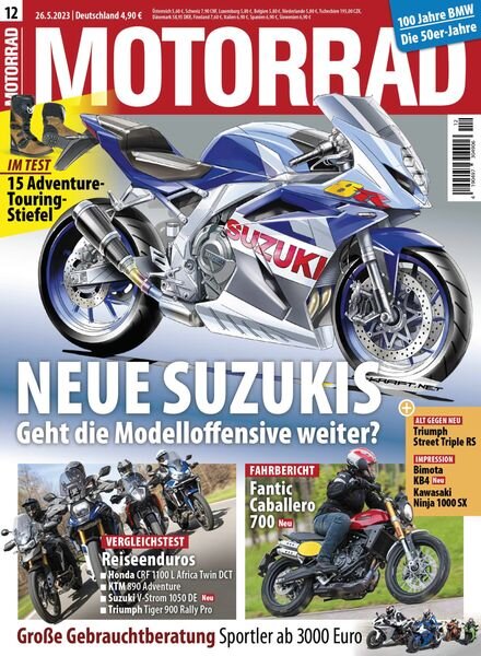 Motorrad – 25 Mai 2023 Cover