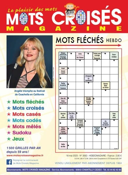 Mots Croises Magazine – 18 mai 2023 Cover