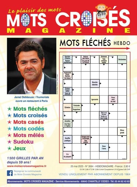 Mots Croises Magazine – 25 mai 2023 Cover
