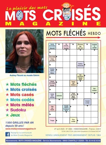 Mots Croises Magazine – 27 avril 2023 Cover