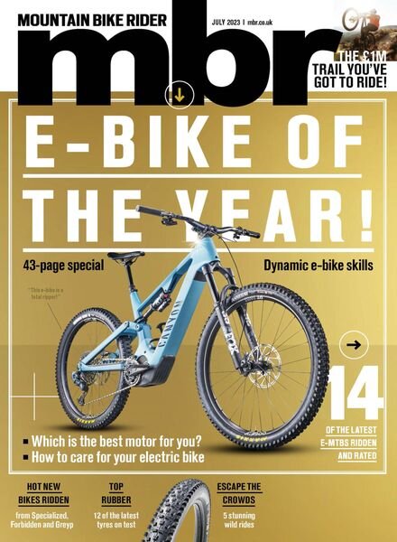 Mountain Bike Rider – July 2023 Cover