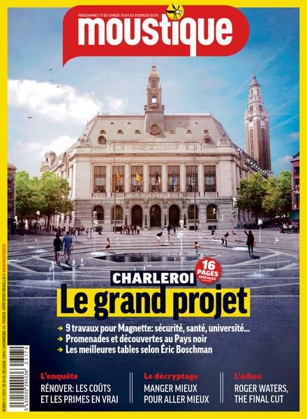 Moustique Magazine – 26 Avril 2023 Cover