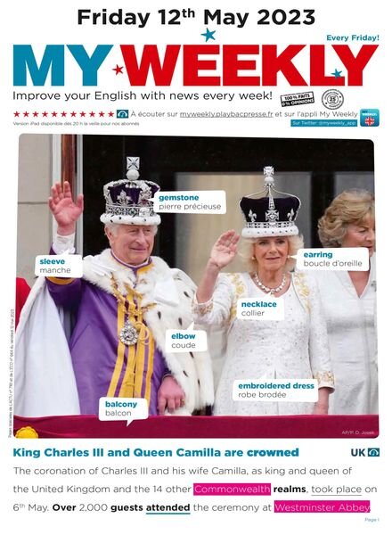 My Weekly Fr – 12 mai 2023 Cover