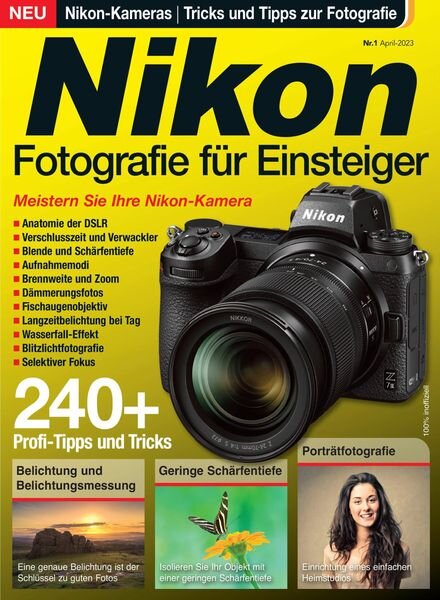 Nikon-Fotografie fur Einsteiger – April 2023 Cover