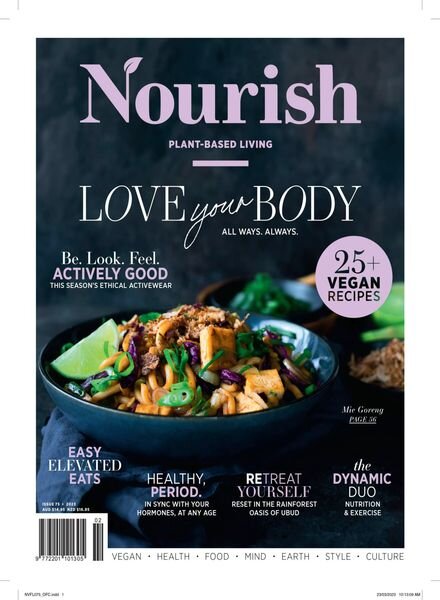 Nourish Plant-Based Living – April 2023 Cover