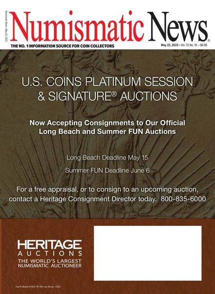 Numismatic News – 12 May 2023 Cover