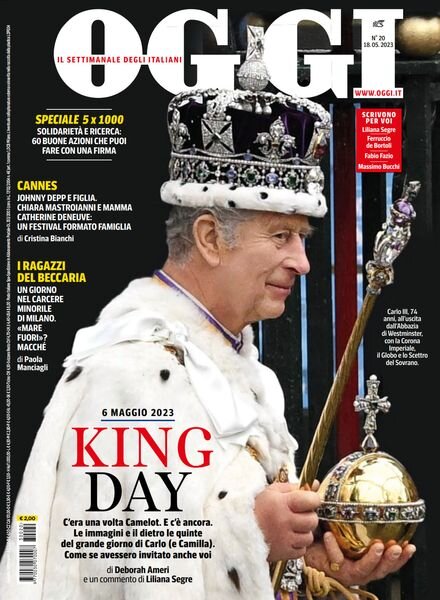 Oggi – 18 maggio 2023 Cover