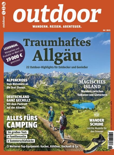 Outdoor – Juni 2023 Cover