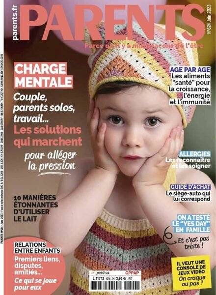 Parents France – juin 2023 Cover