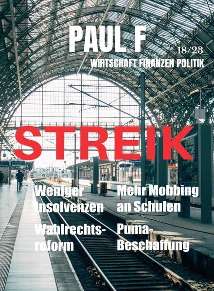 Paul F – 13 Mai 2023 Cover