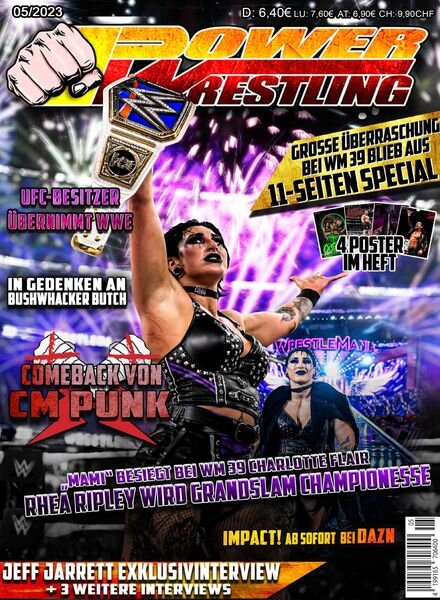 Power-Wrestling – April 2023 Cover