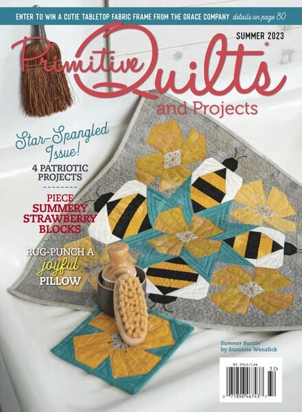 Primitive Quilts and Projects – April 2023 Cover