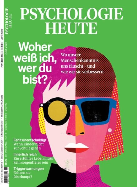 Psychologie Heute – 10 Mai 2023 Cover