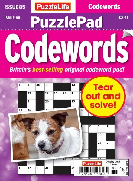 PuzzleLife PuzzlePad Codewords – 18 May 2023 Cover