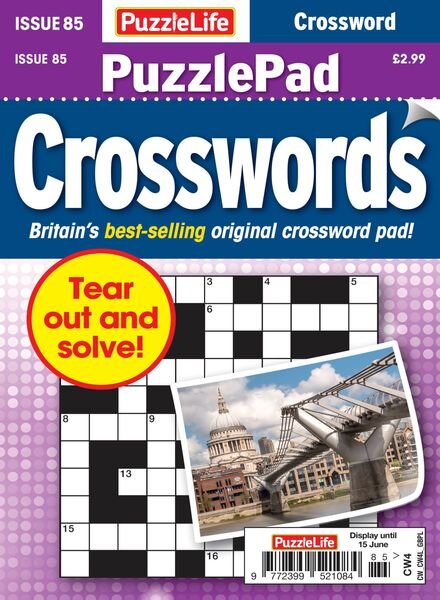 PuzzleLife PuzzlePad Crosswords – 18 May 2023 Cover