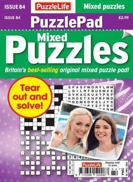 PuzzleLife PuzzlePad Puzzles – 18 May 2023 Cover