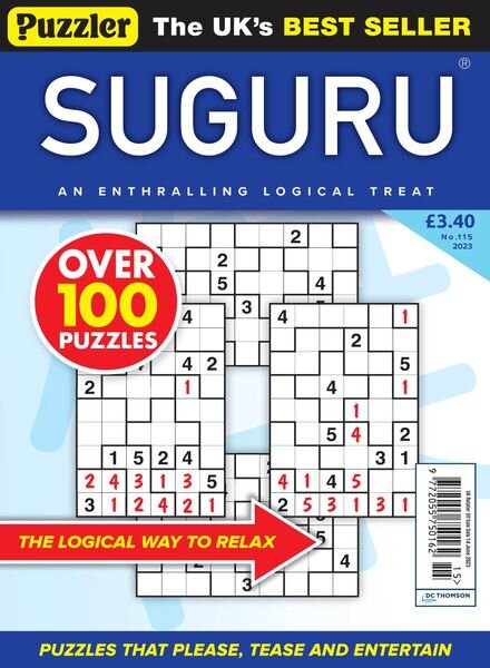 Puzzler Suguru – May 2023 Cover