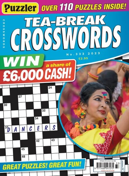 Puzzler Tea-Break Crosswords – May 2023 Cover