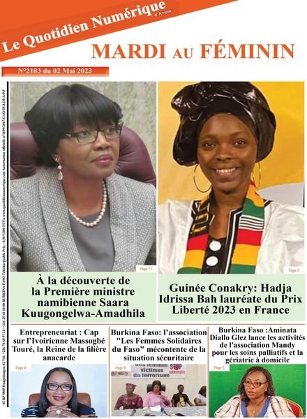 Quotidien Numerique d’Afrique – 02 mai 2023 Cover