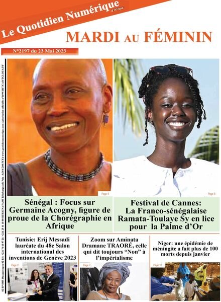 Quotidien Numerique d’Afrique – 23 mai 2023 Cover