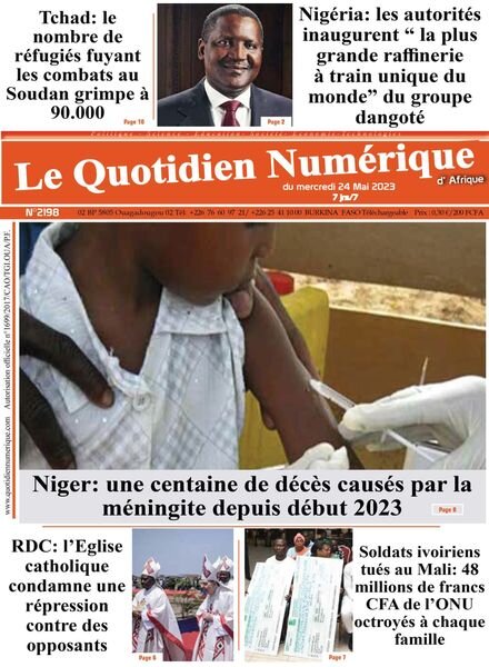Quotidien Numerique d’Afrique – 24 mai 2023 Cover