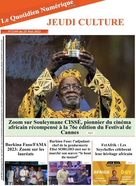Quotidien Numerique d’Afrique – 25 mai 2023 Cover