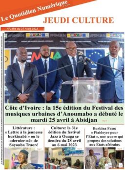 Quotidien Numerique d’Afrique – 27 avril 2023