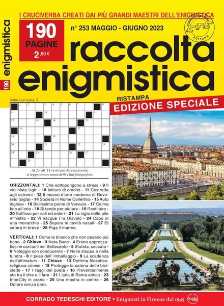 Raccolta Enigmistica – maggio 2023 Cover