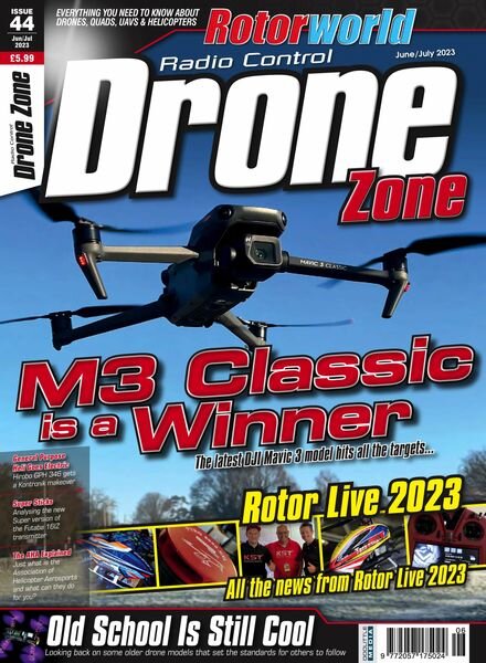 Radio Control DroneZone – Issue 44 – June-July 2023 Cover