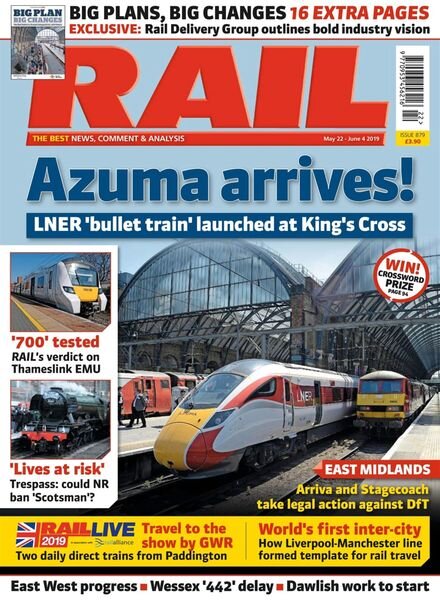 Rail – May 2019 Cover