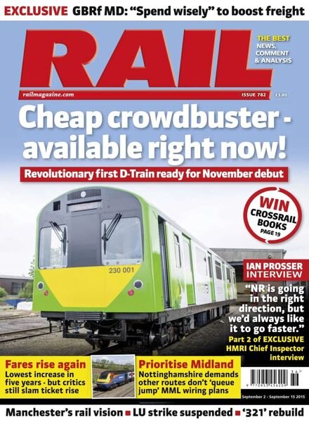 Rail – September 2015 Cover