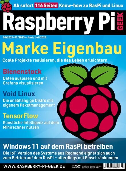 Raspberry Pi Geek – Juni 2023 Cover