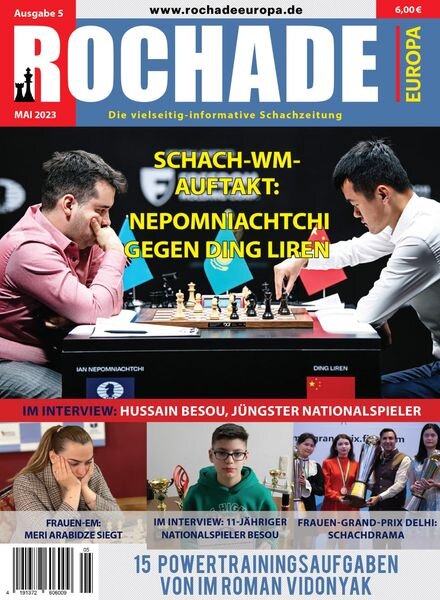 Rochade Europa – April 2023 Cover