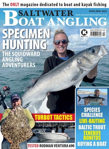 Saltwater Boat Angling – April 2023 Cover