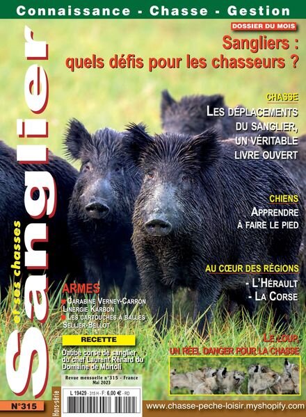 Sanglier et ses Chasses – Mai 2023 Cover