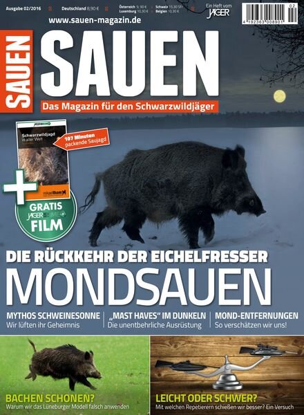 Sauen – Oktober 2016 Cover