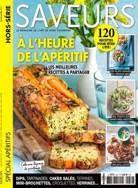 Saveurs – Hors-Serie N 52 – Special Aperitifs 2023 Cover
