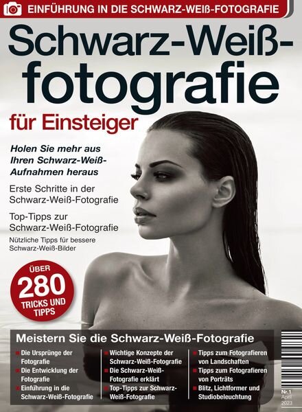 Schwarz-Weiss-Fotografie fur Einsteiger – April 2023 Cover
