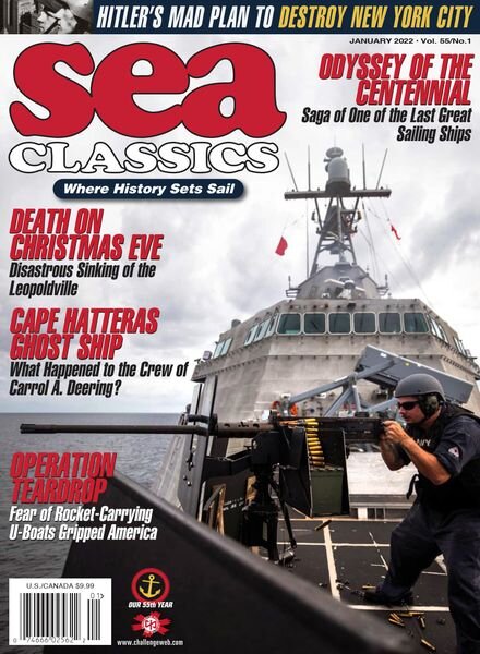 Sea Classics – Where History Sets Sail! – December 2021 Cover