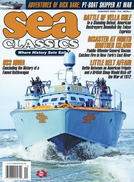 Sea Classics – Where History Sets Sail! – December 2022 Cover