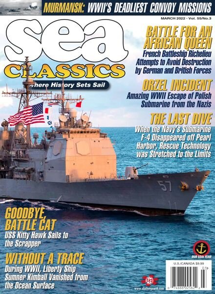 Sea Classics – Where History Sets Sail! – February 2022 Cover