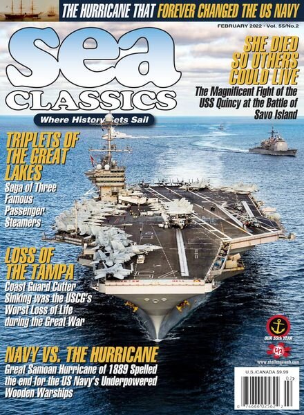 Sea Classics – Where History Sets Sail! – January 2022 Cover