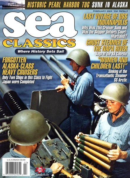 Sea Classics – Where History Sets Sail! – January 2023 Cover