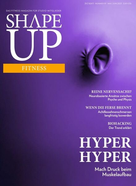 shape UP Fitness – Mai 2023 Cover